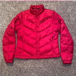 Harley Davidson Red Puffer Coat Jacket Women’s
